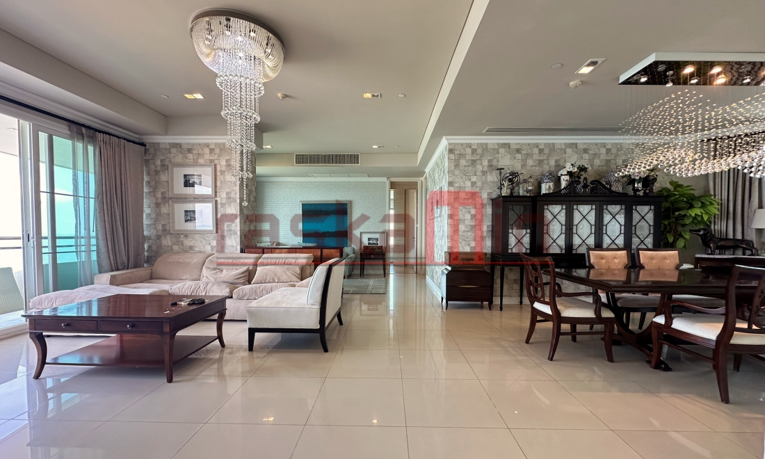 KT0329🏖️Reflection Jomtien🌅3ห้องนอน 1ห้องแม่บ้าน 217ตรม ตึกA ⛵วิวทะเล ระเบียงกว้าง