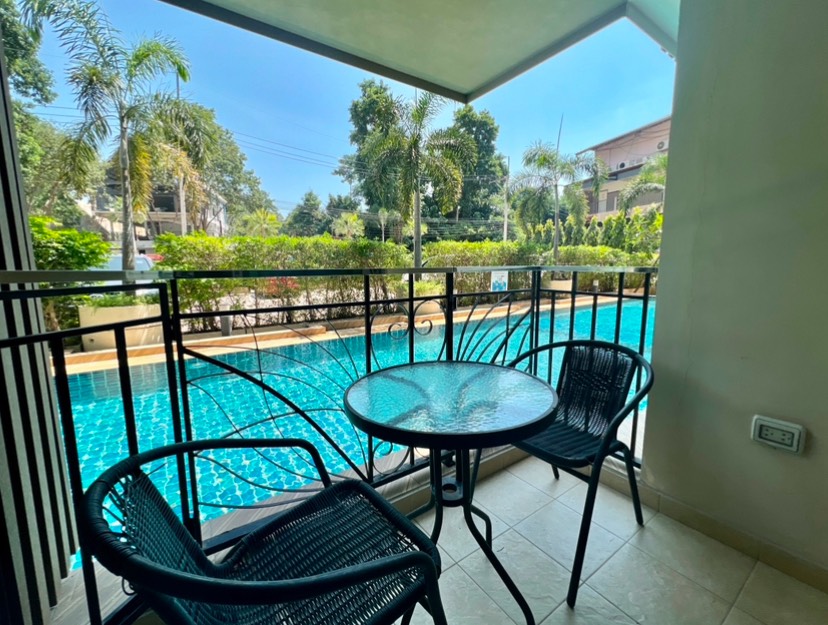 KT0336🏖️City Garden Tropicana🌴1ห้องนอน 32ตรม ชั้น1 พร้อมเฟอร์นิเจอร์