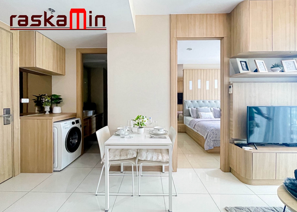 KT0340🌴The Riviera Wongamat🏄‍♂️1ห้องนอน 35.5ตรม ตึก A ชั้นสูง🌊วิวเมือง+ทะเล พร้อมเฟอร์นิเจอร์