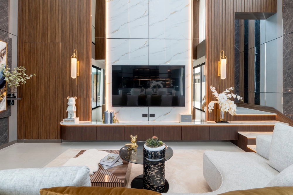 KT0342🏡พูลวิลล่ามาบประชัน Ultra Luxury 850ตรม 5ห้องนอนใหญ่🛋️พร้อมเฟอร์นิเจอร์🏊‍♂️สระว่ายน้ำ