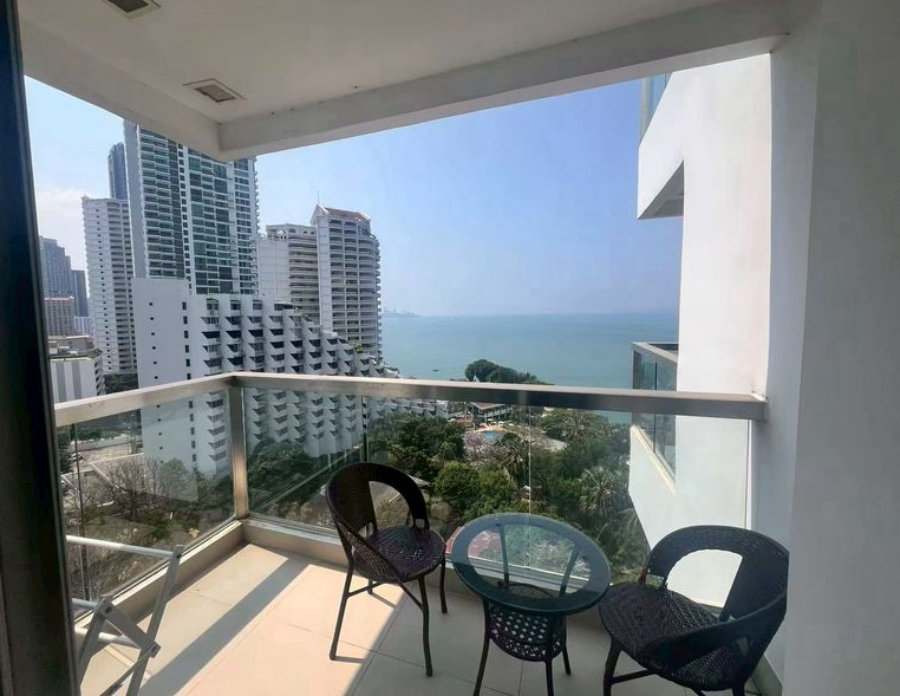 KT0343🌴The Palm Wongamat🏄‍♂️Studio 32ตรม ตึก B ชั้น 15🏖️พร้อมเฟอร์นิเจอร์