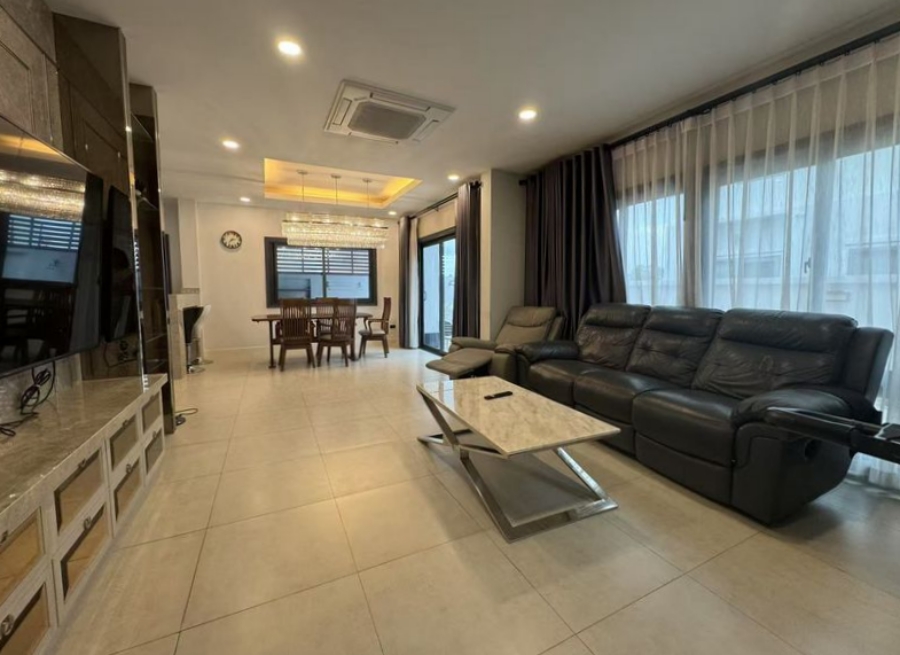 KT0344🏡บ้าน Patta Prime 3ห้องนอน ที่ดิน 61ตรว🛋️พร้อมเฟอร์นิเจอร์ ใกล้โรงเรียนนานาชาติรีเจ้นท์