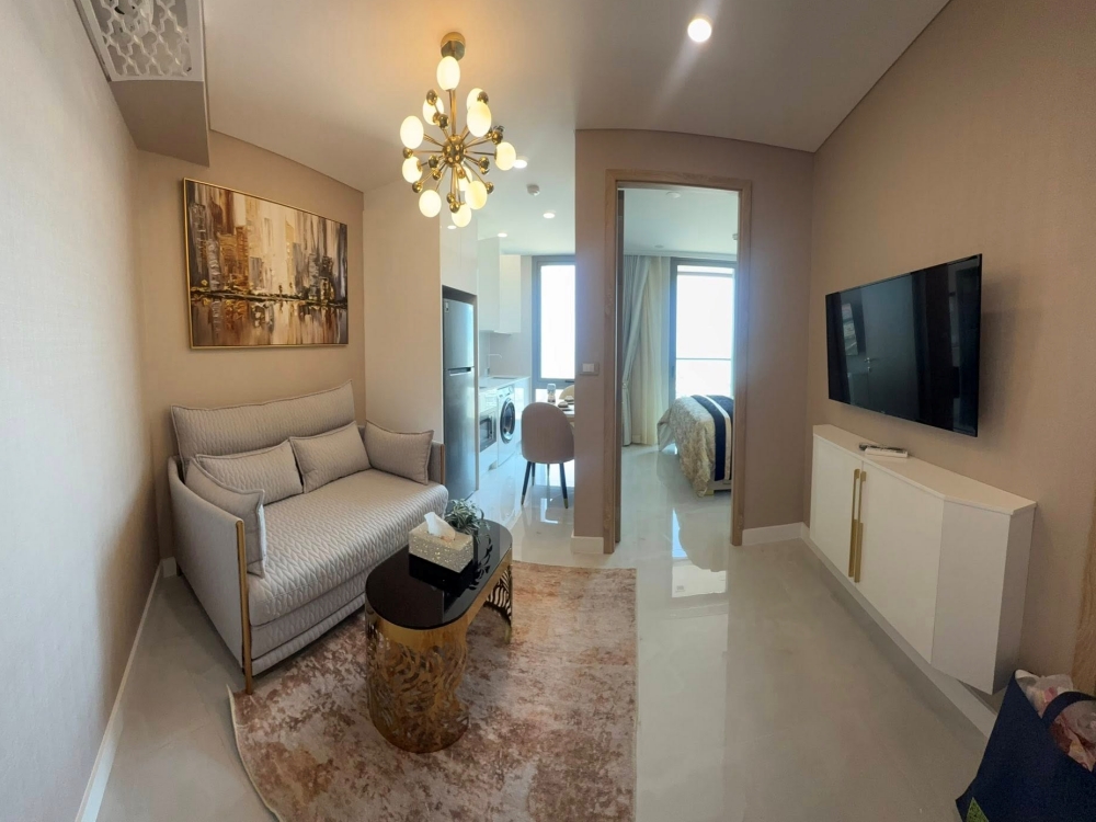 KT0371🌴Copacabana Beach Jomtien🏖️1ห้องนอน 29ตรม ชั้น28 พร้อมเฟอร์นิเจอร์🌅วิวทะเล