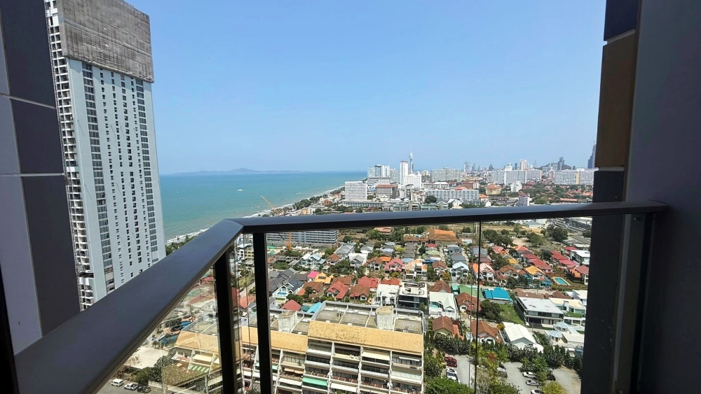 KT0371🌴Copacabana Beach Jomtien🏖️1ห้องนอน 29ตรม ชั้น28 พร้อมเฟอร์นิเจอร์🌅วิวทะเล