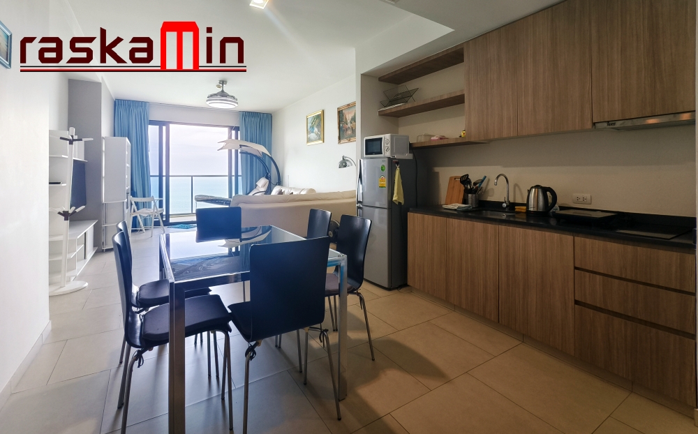 KT0372🏄‍♂️Zire Wongamat🏖️1ห้องนอน 77ตรม ตึก A ชั้นสูง🌊วิวทะเล