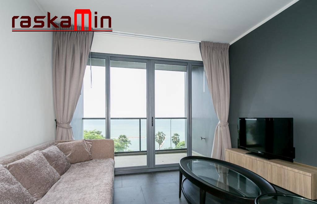 KT0373🏄‍♂️Zire Wongamat🏖️1ห้องนอน 77ตรม ตึก A🌊วิวทะเล