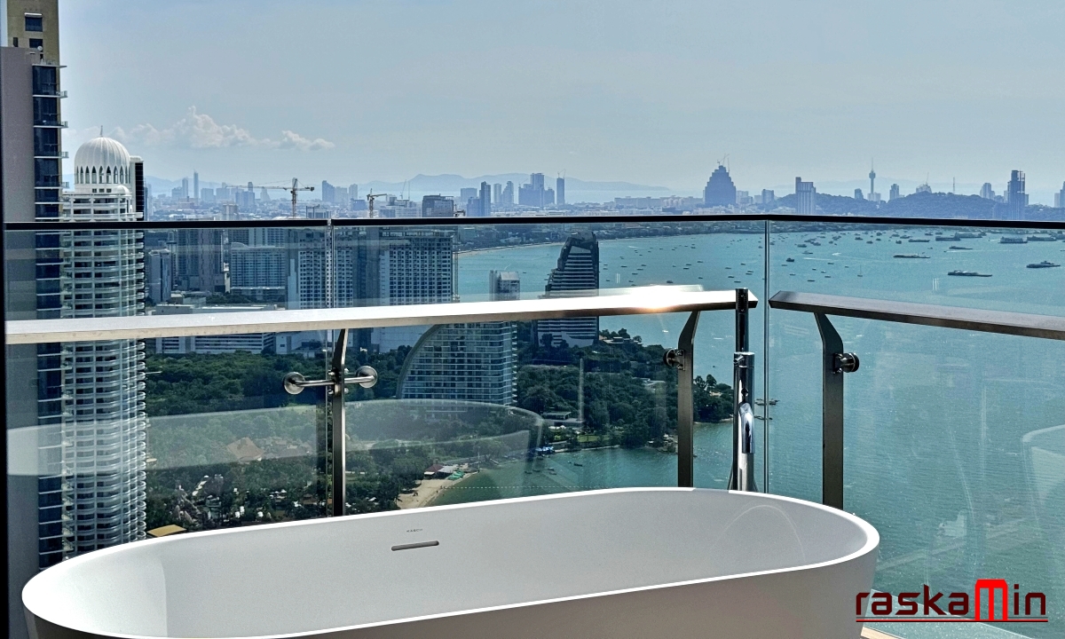 KT0027🦀AROM อารมณ์ วงศ์อมาตย์🏖️3ห้องนอน 155ตรม ชั้น46 พร้อมเฟอร์นิเจอร์