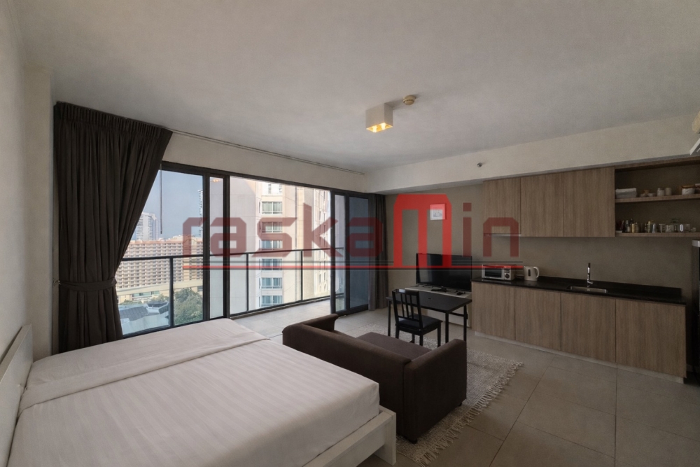 KT0382🌊🏄‍♂️Zire Wongamat🏖️STUDIO 40ตรม ตึก B ชั้นสูง🌳วิวสวนและทะเล