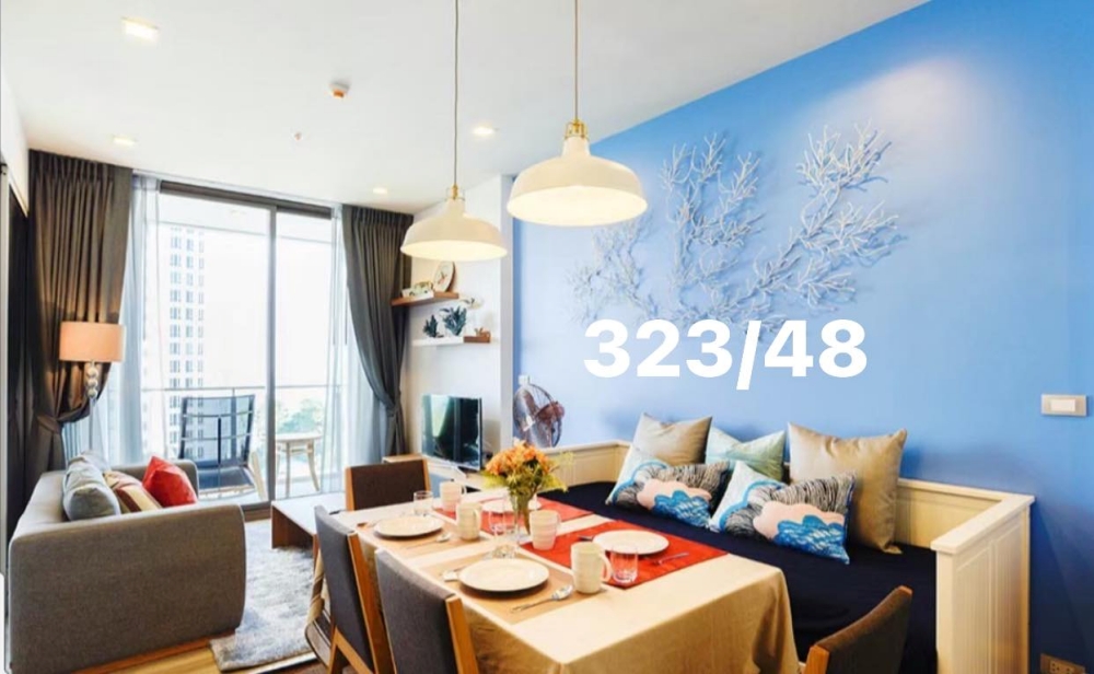 KT0383🌴บ้านปลายหาด พัทยา🏖️1ห้องนอน 55ตรม ชั้น6 พร้อมเฟอร์นิเจอร์🌊วิวทะเลและเมือง