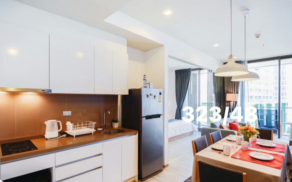 KT0383🌴บ้านปลายหาด พัทยา🏖️1ห้องนอน 55ตรม ชั้น6 พร้อมเฟอร์นิเจอร์🌊วิวทะเลและเมือง