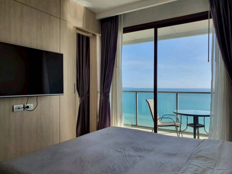 KT0390🏖️Aeras Jomtien🌅1ห้องนอน 46.5ตรม ชั้น26⛵วิวทะเล ระเบียงกว้าง