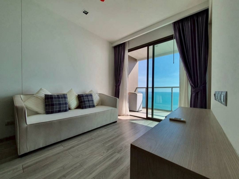 KT0390🏖️Aeras Jomtien🌅1ห้องนอน 46.5ตรม ชั้น26⛵วิวทะเล ระเบียงกว้าง