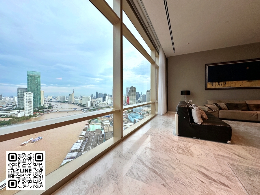 KT0393🌉Four Seasons Private Residence 4 ห้องนอน 392 ตรม ชั้นสูง 🌅วิวแม่น้ำเจ้าพระยา พร้อมเฟอร์นิเจอร์