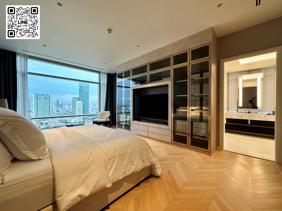 KT0393🌉Four Seasons Private Residence 4 ห้องนอน 392 ตรม ชั้นสูง 🌅วิวแม่น้ำเจ้าพระยา พร้อมเฟอร์นิเจอร์
