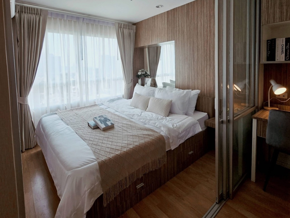 KT0396⛵Lumpini Ville Wongamat🌴1 ห้องนอน 26ตรม ชั้น12 ตึกC พร้อมเฟอร์นิเจอร์