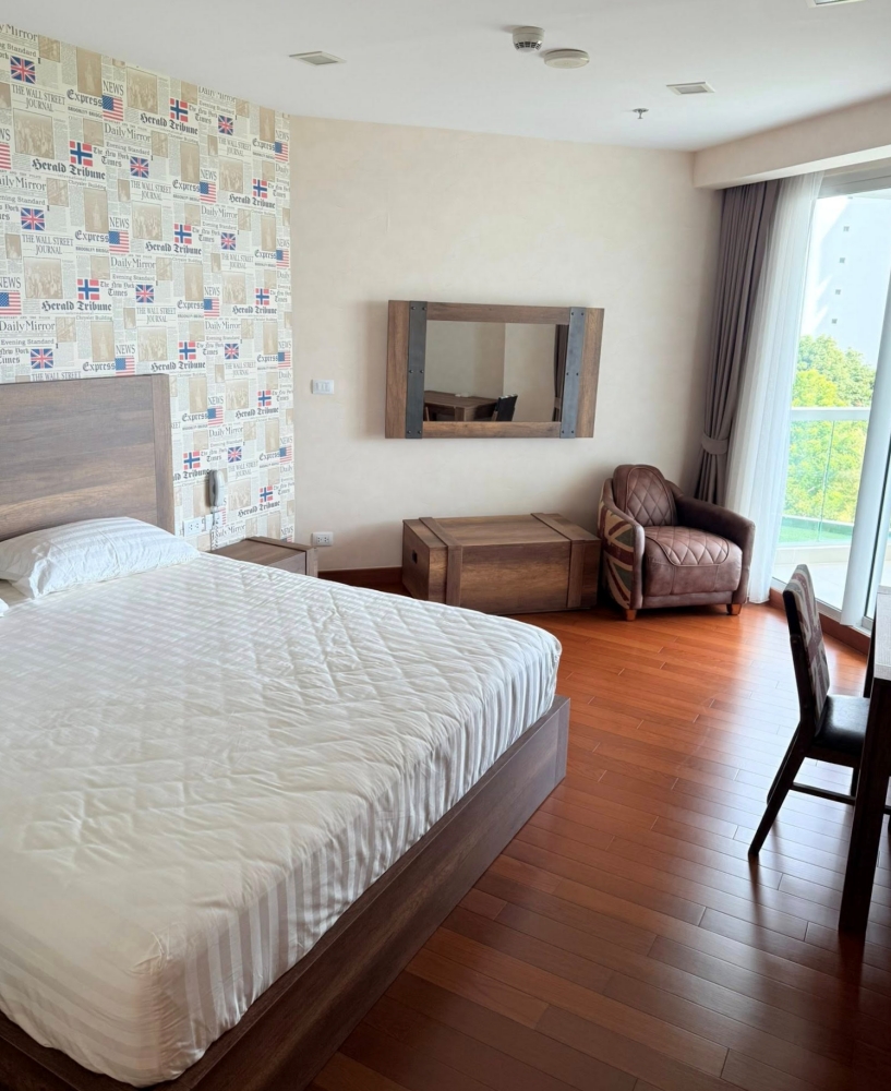 KT0397🌴The Palm Wongamat🏄‍♂️Studio 33ตรม ตึก B ชั้น 9🌊วิวทะเล🏖️พร้อมเฟอร์นิเจอร์