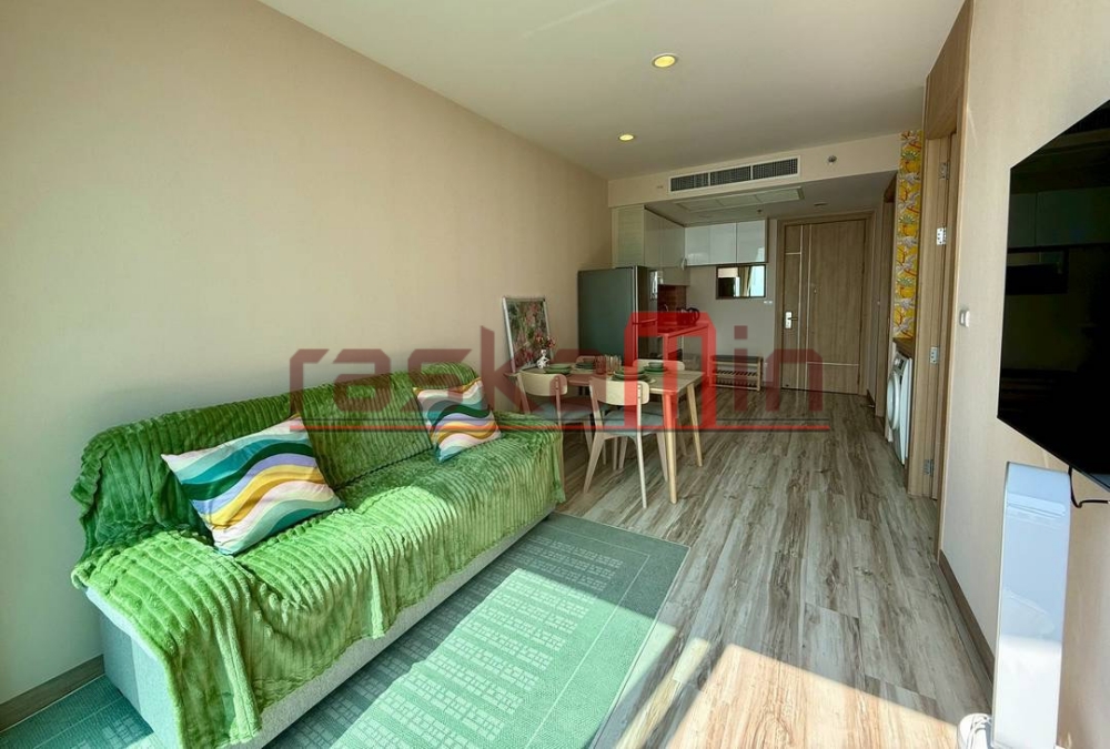 KT0402🌴The Riviera Wongamat🔥Rare Unit🔥1 ห้องนอน 49ตรม ตึก A ชั้นกลาง🏄‍♂️วิวทะเล พร้อมเฟอร์นิเจอร์