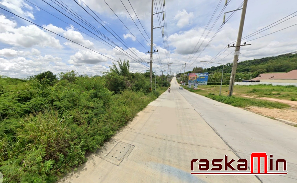 KT0403📲LineID @556ryccg🟪ขายที่ดินถนนวัดบ่อวิน-ยางเอน 9 ไร่ 2 งาน ผังเมืองสีม่วงอ่อน🛣️ใกล้นิคมอุตสาหกรรมและสนามกอล์ฟ