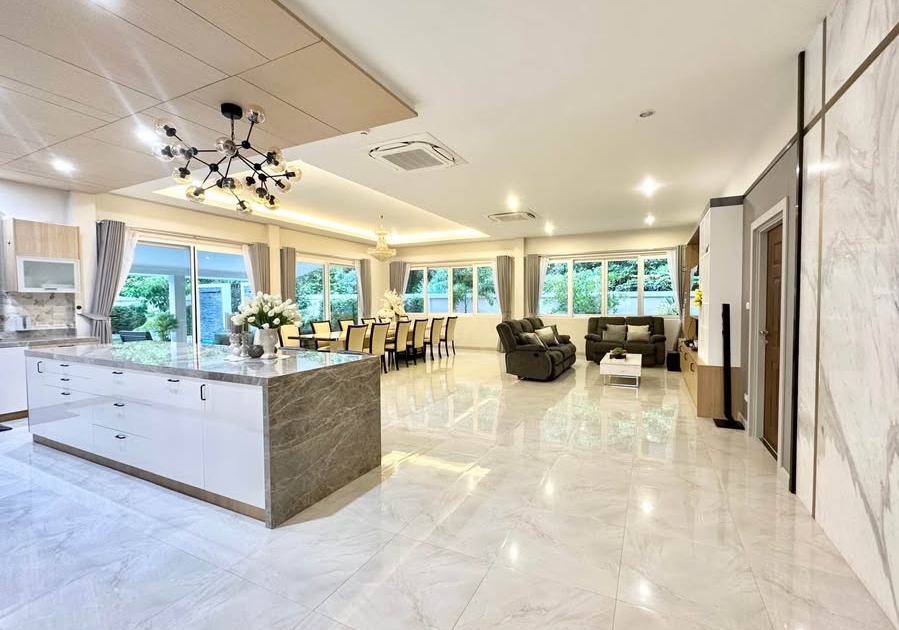 KT0413🚵Pool Villa ห้วยใหญ่ 6ห้องนอน ที่ดิน 215ตรว บ้าน 350ตรม🏊พร้อมสระว่ายน้ำ🌷สวน🪑เฟอร์นิเจอร์ ใกล้Motorway7