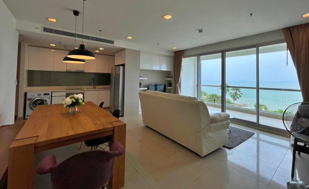 KT0415🌴The Palm Wongamat🏄‍♂️2 ห้องนอน 97ตรม ตึก A ชั้นไม่สูง🌊วิวทะเลชัดๆ🏖️พร้อมเฟอร์นิเจอร์
