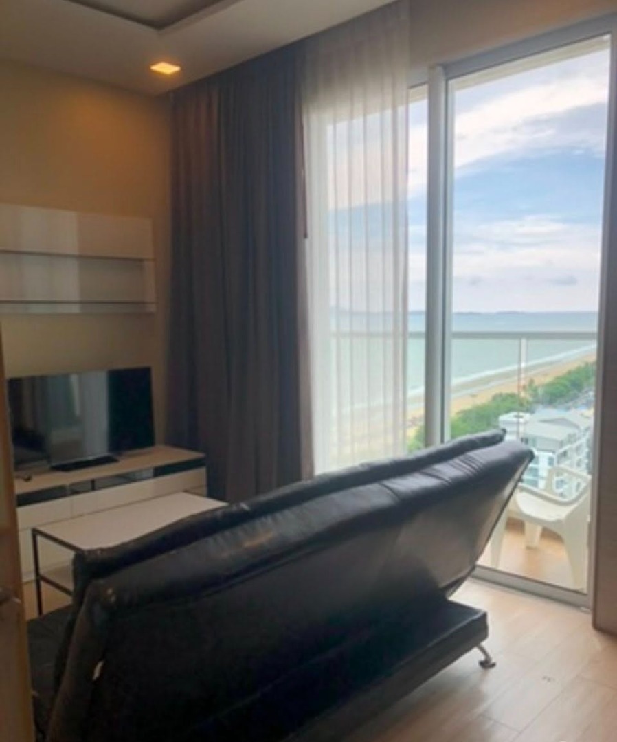 KT0418🏖️Cetus Beachfront Pattaya🏄40 ตรม 1 ห้องนอน ชั้น 18🌊วิวทะเล แถมเฟอร์นิเจอร์