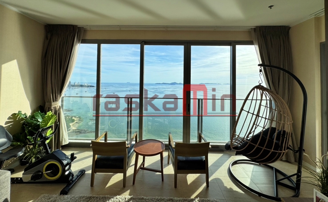 KT0262🦀Northpoint Pattaya🏖️3 ห้องนอน 146ตรม ตึก A ชั้นสูง🌊วิวทะเล พร้อมเฟอร์นิเจอร์