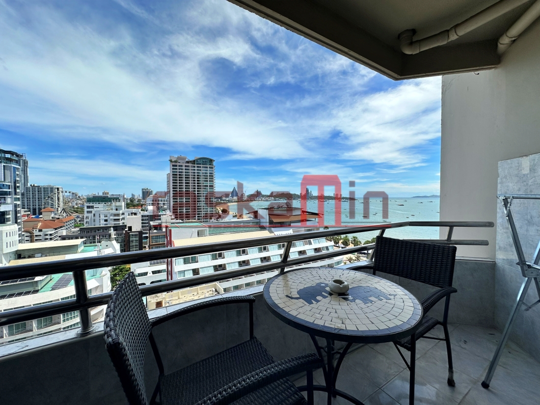 KT0420🌴Markland Condo ซอยพัทยา1🏄‍♂️Studio 45ตรม ชั้นกลาง🏖️วิวทะเล