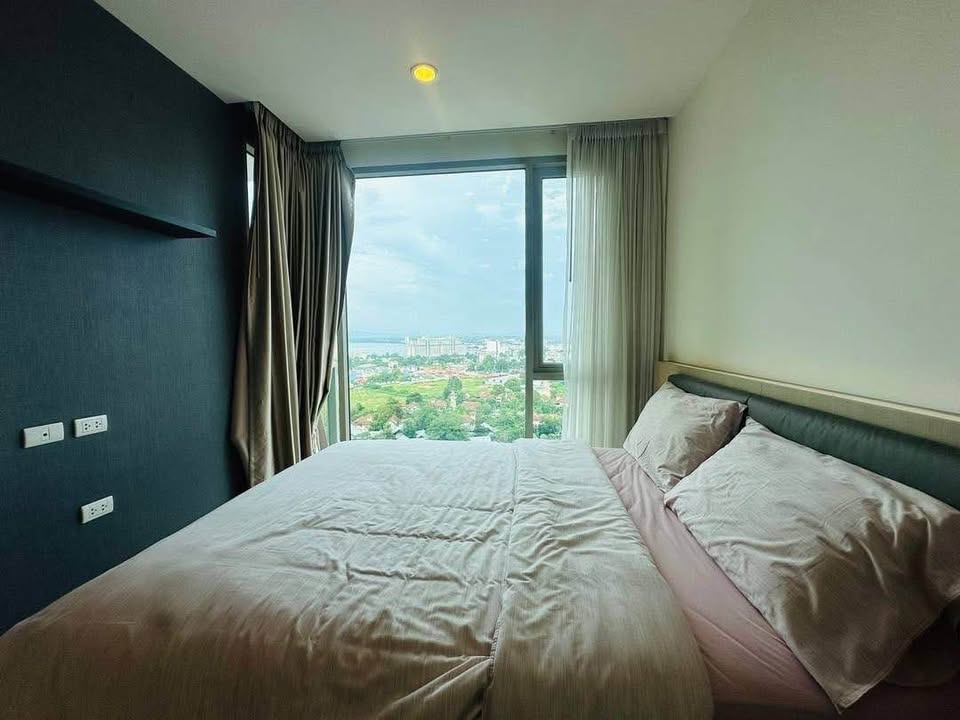 KT0422🌴The Riviera Wongamat🏄‍♂️1 ห้องนอน 35ตรม ตึก A ชั้น20 พร้อมเฟอร์นิเจอร์