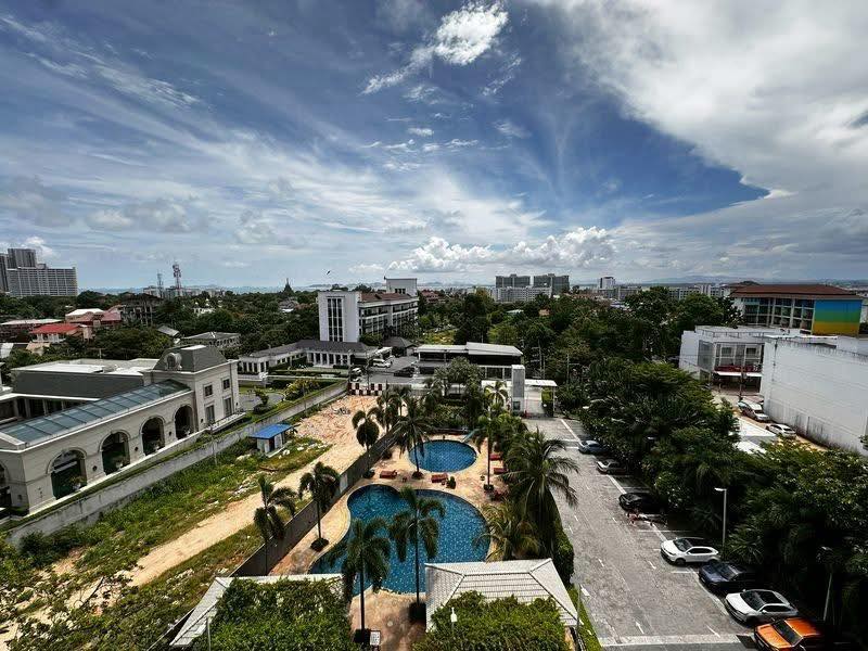 KT0428🏖️AD Hyatt Condo🏄‍♂️STUDIO 28ตรม ชั้น 9🏊วิวสระและสวน พร้อมเฟอร์นิเจอร์