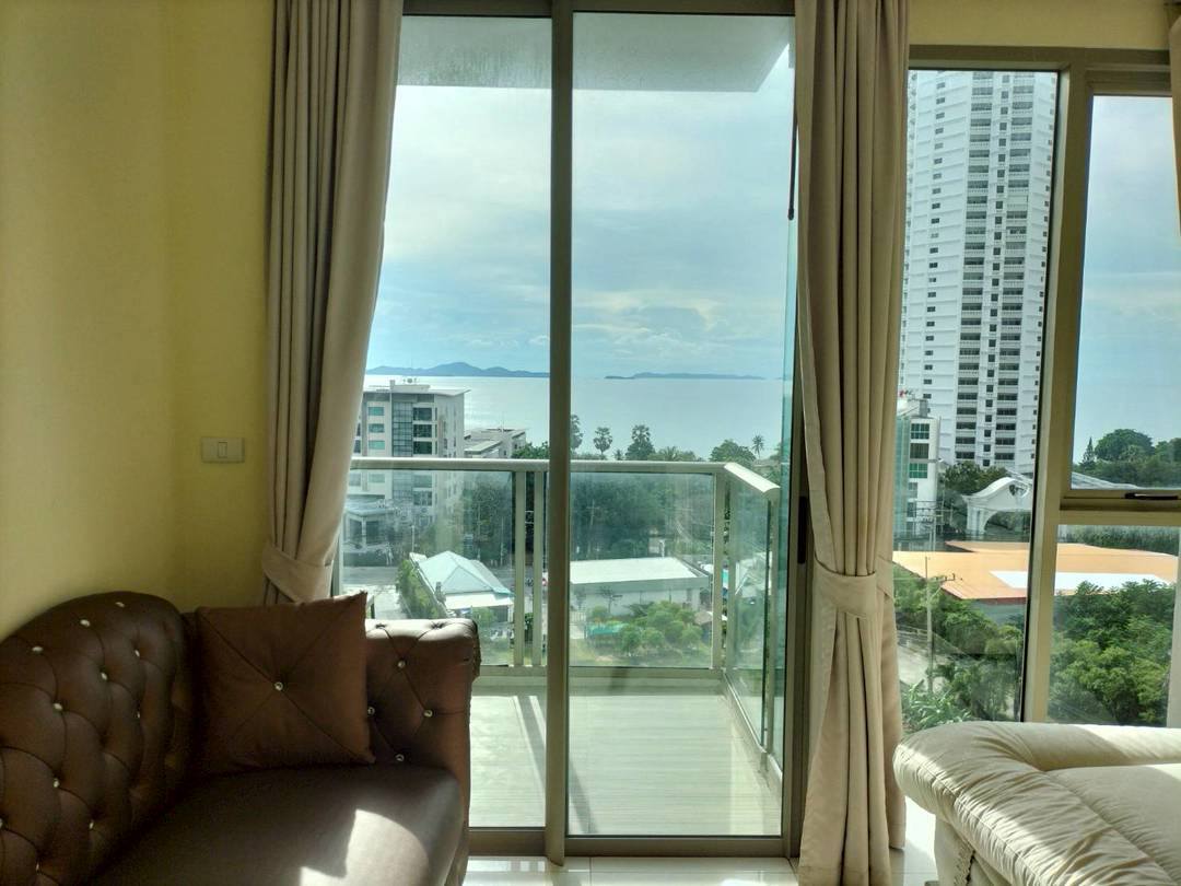 KT0431🌴The Riviera Wongamat🏄‍♂️ห้องสตูดิโอ 30ตรม ตึก B ชั้น 8🏖️วิวทะเล พร้อมเฟอร์นิเจอร์