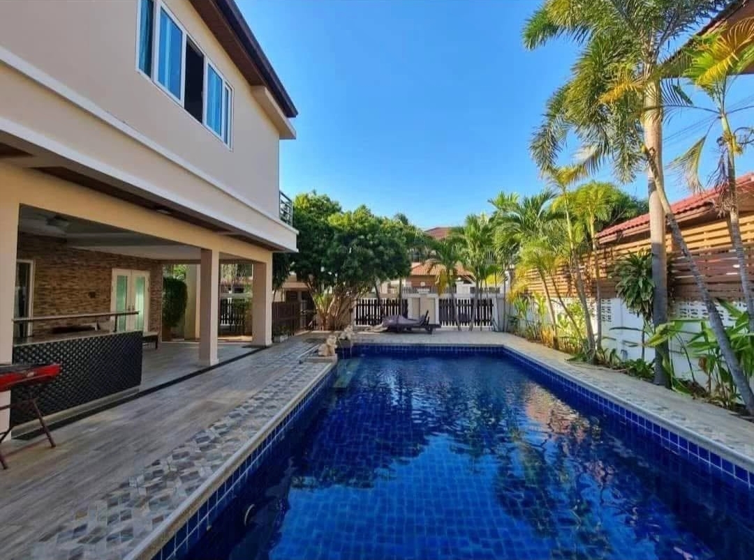 TA8710🏡Pool Villa ทุ่งกลม-ตาลหมัน 4ห้องนอน ที่ดิน 440ตรม พร้อมเฟอร์นิเจอร์🏊สระว่ายน้ำ🌳สวนพักผ่อน
