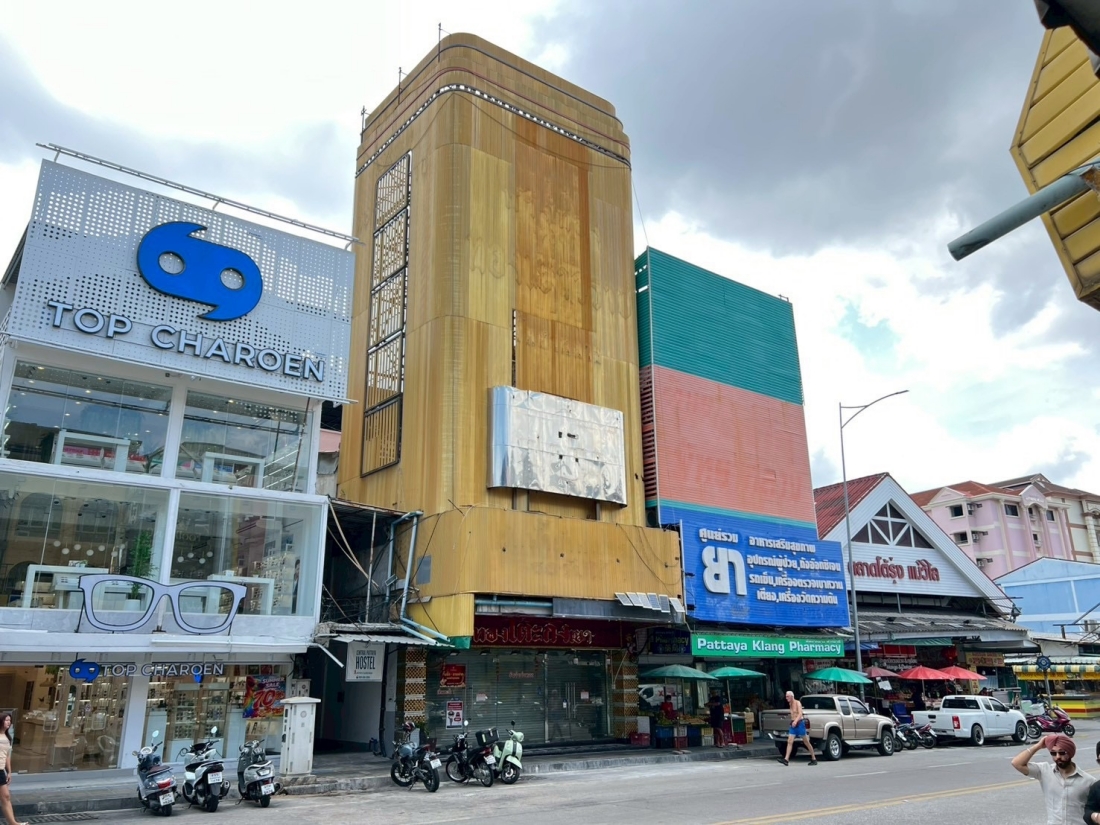 TA8712🏖️ตึกแถวพัทยากลาง 3 ชั้น 31 ตรว🔒มีห้องนิรภัย💎ใกล้ตลาดแม่วิไล,ชายหาดพัทยา,ห้างCentral