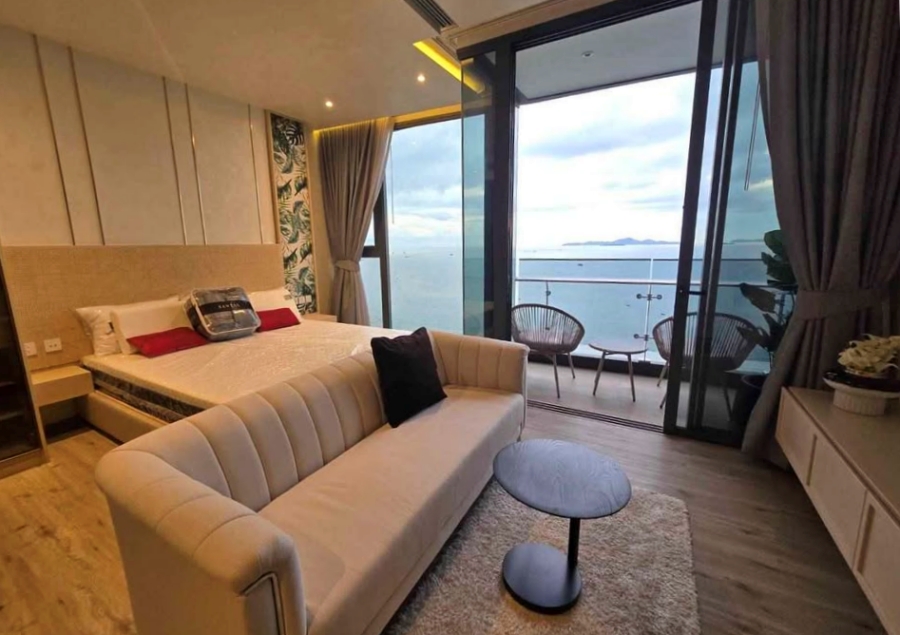KT0452🦀อารมณ์ วงศ์อมาตย์🏖️1 ห้องนอน 38ตรม ชั้น 21🌊วิวทะเล พร้อมเฟอร์นิเจอร์