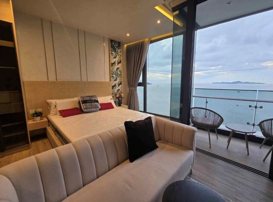 KT0452🦀อารมณ์ วงศ์อมาตย์🏖️1 ห้องนอน 38ตรม ชั้น 21🌊วิวทะเล พร้อมเฟอร์นิเจอร์