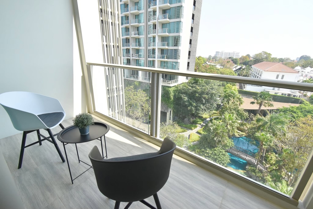 KT0454🌴The Riviera Wongamat🏄‍♂️ห้องสตูดิโอ 31.5ตรม ตึก A ชั้น 6🏖️วิวสระว่ายน้ำ พร้อมเฟอร์นิเจอร์