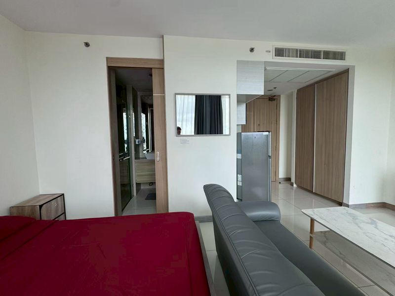 KT0457🌴The Riviera Wongamat🏄‍♂️ห้องสตูดิโอ 27.3ตรม ตึก B ชั้น 15🏖️วิวเมือง พร้อมเฟอร์นิเจอร์